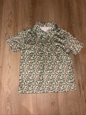 Properly Tied Boys Inlet Polo Shirt- Green Winter Pine